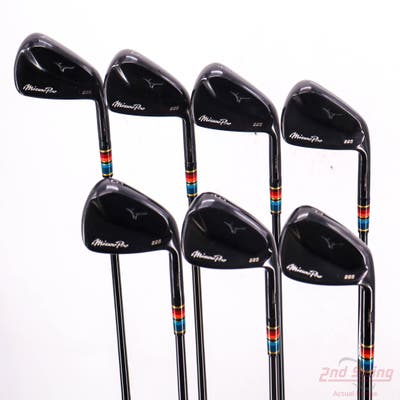 Mizuno Pro 225 Black Limited Edition Iron Set 4-PW Stock Steel Shaft Steel Regular Right Handed +1/2"