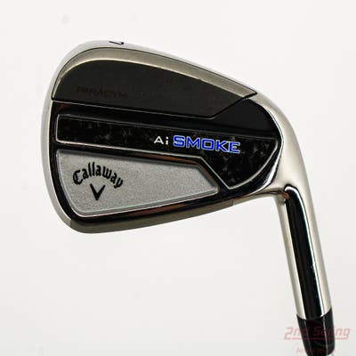 Callaway Paradym Ai Smoke Single Iron 7 Iron True Temper Elevate MPH 95 Steel Regular Right Handed 37.25in