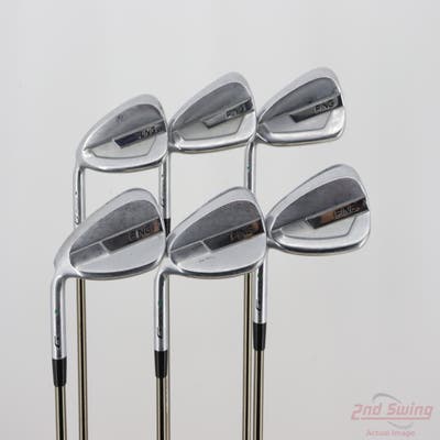 Ping G700 Iron Set 6-PW GW UST Mamiya Recoil 780 ES Graphite Regular Left Handed Green Dot 37.75in