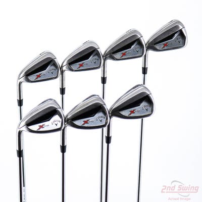 Callaway X Series N415 Iron Set 4-PW Callaway X Steel Steel Uniflex Left Handed +3/4"