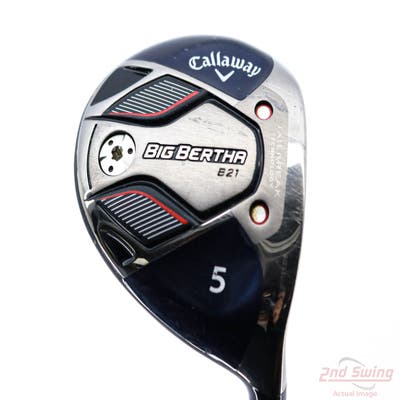 Callaway Big Bertha B21 Fairway Wood 5 Wood 5W Fujikura Speeder Evolution  Graphite Soft Regular Right Handed 42.0in