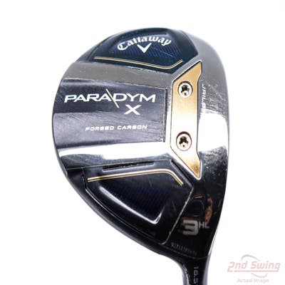 Callaway Paradym X Fairway Wood 3 Wood HL 16.5° PX HZRDUS Silver Gen4 60 Graphite Regular Right Handed 43.75in