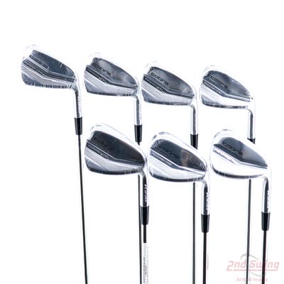 Mint Cobra 2022 KING Forged Tec Iron Set 4-PW FST KBS Tour $-Taper Lite Steel Stiff Right Handed 38.25in