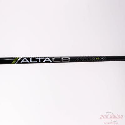 Used W/ Ping RH Adapter Ping ALTA CB 65 Black 65g Fairway Shaft Senior 41.25in