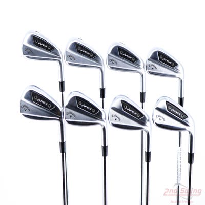 Callaway Apex Ai200 Iron Set 4-PW AW Dynamic Gold Mid 115 Gunmetal Steel Regular Right Handed STD