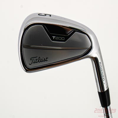 Mint Titleist 2021 T200 Single Iron 5 Iron FST KBS Tour FLT Steel Regular Right Handed 38.0in