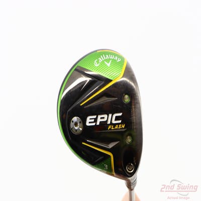 Callaway EPIC Flash Fairway Wood 3 Wood 3W 15° Project X EvenFlow Green 65 Graphite Regular Right Handed 43.25in