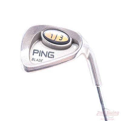 Ping i3 Blade Single Iron 8 Iron Stock Steel Shaft Steel Stiff Right Handed White Dot 36.5in