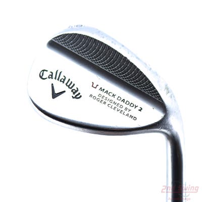 Callaway Mack Daddy 2 Chrome Wedge Lob LW 60° 14 Deg Bounce C Grind True Temper Dynamic Gold Steel Wedge Flex Right Handed 35.25in