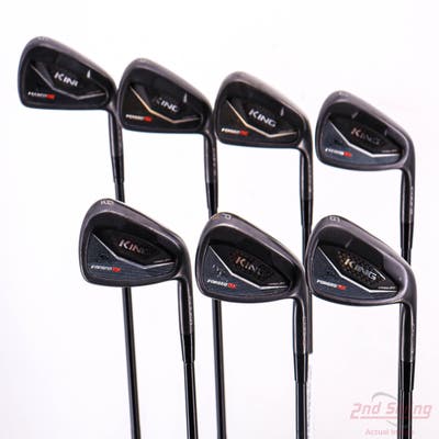 Cobra KING Black Forged Tec Iron Set 5-PW GW True Temper AMT Tour White Steel Stiff Right Handed +3/4"