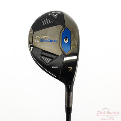 Mint Callaway Paradym Ai Smoke Max Fairway Wood 7 Wood 7W 21° MCA Tensei AV-XLINK Blue 65 Graphite Regular Right Handed 42.25in