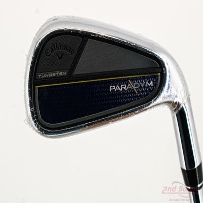 Mint Callaway Paradym Single Iron 7 Iron True Temper Elevate MPH 95 Steel Regular Right Handed 37.5in