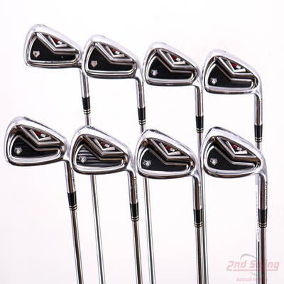 TaylorMade R9 TP Iron Set 4-PW AW FST KBS Tour Steel Stiff Right Handed +3/4"