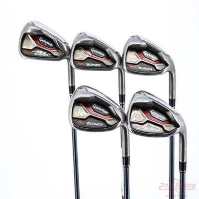 TaylorMade AeroBurner Iron Set 6-PW TM AeroBurner REAX 60 Graphite Senior Right Handed +1/4"