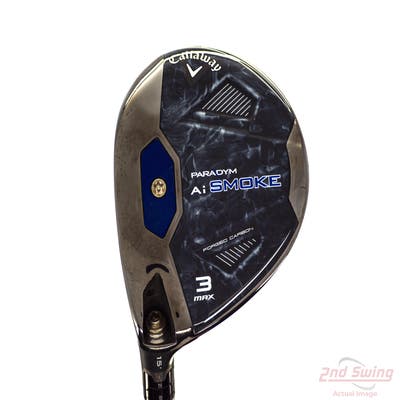 Callaway Paradym Ai Smoke Max Fairway Wood 3 Wood 3W 15° MRC Tensei 1K Pro Blue 70 Graphite X-Stiff Left Handed 43.25in