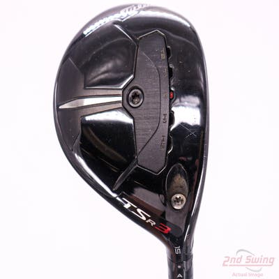 Titleist TSR3 Fairway Wood 3 Wood 3W 15° Mitsubishi MMT SpeedMesh 40 Graphite Stiff Right Handed 43.25in