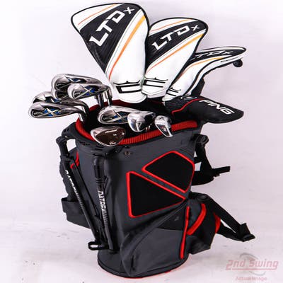 Complete Set of Men's Cobra Callaway Cleveland Odyssey Golf Clubs + Datrek Stand Bag - Right Handed