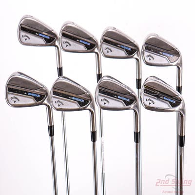 Callaway Paradym Ai Smoke Iron Set 6-PW AW GW SW True Temper Dynamic Gold 95 Steel Regular Right Handed 37.25in