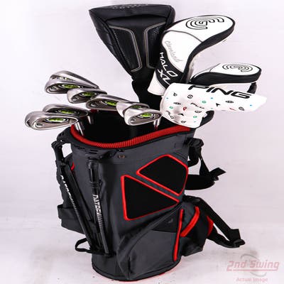 Complete Set of Men's TaylorMade Tommy Armour Golf Clubs + Datrek Stand Bag - Right Handed