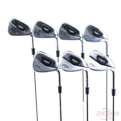 Callaway Rogue ST Pro Iron Set 5-PW AW True Temper Elevate MPH 95 Steel Stiff Right Handed -1/2"