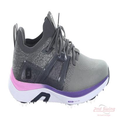 New Womens Golf Shoe Footjoy 2023 Hyperflex Medium 7 Grey/White/Purple MSRP $170 98168