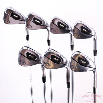 Callaway Rogue ST Pro Iron Set 5-PW GW Project X IO 6.0 Steel Stiff Right Handed 37.75in