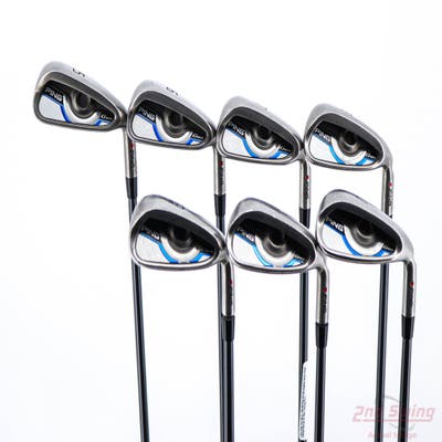 Ping Gmax Iron Set 5-PW AW Ping TFC 80i Graphite Senior Right Handed Red dot -1/4"