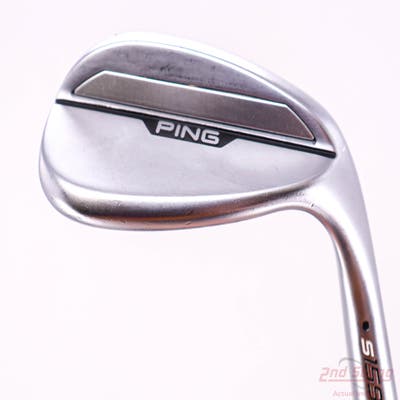 Ping s159 Chrome Wedge Lob LW 58° 6 Deg Bounce T Grind Nippon NS Pro Modus 3 Tour 115 Steel Stiff Right Handed Black Dot 35.5in