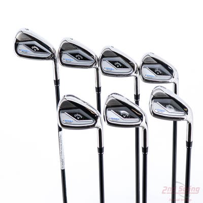 Callaway Paradym Ai Smoke Max Fast Iron Set 6-PW AW GW MCA Tensei Blue/Silver 40 Graphite Senior Right Handed +1/4"