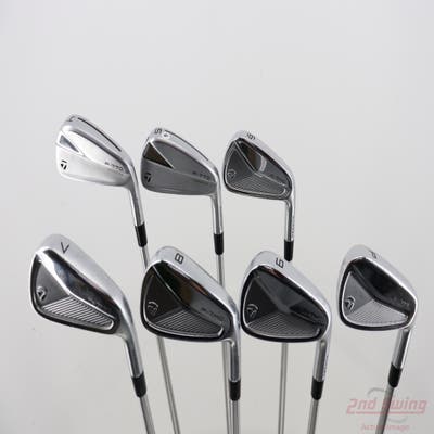 TaylorMade 2023 P7MC Iron Set 4-PW FST KBS C-Taper Matte Steel Stiff Right Handed STD