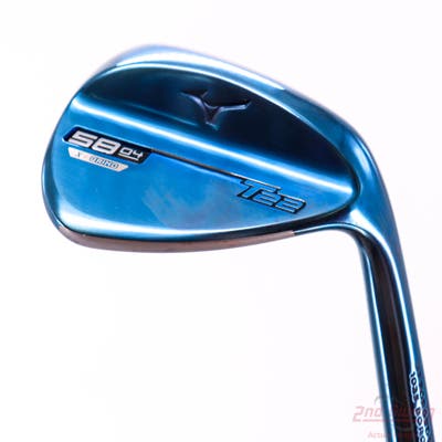 Mint Mizuno T22 Blue Wedge Lob LW 58° 4 Deg Bounce X Grind Dynamic Gold Tour Issue S400 Steel Stiff Right Handed 35.5in