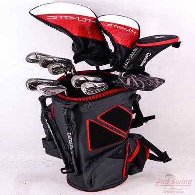 Complete Set of TaylorMade & Odyssey Golf Clubs + Datrek Stand Bag - Right Handed