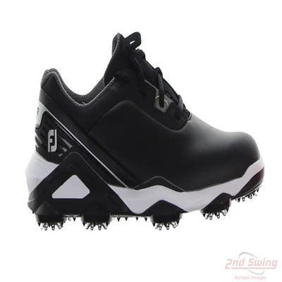 New Mens Golf Shoe Footjoy Tour Alpha Medium 9.5 Black/White MSRP $200 55537