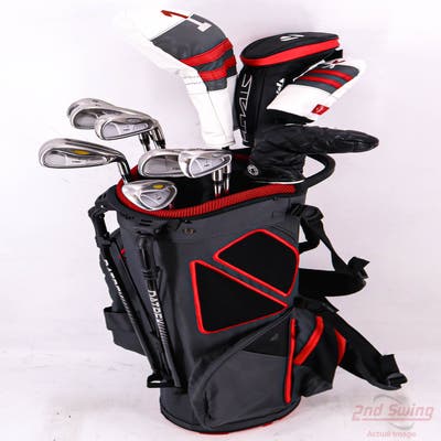 Complete Set of Men's TaylorMade & Ping Golf Clubs + Datrek Stand Bag - Right Handed