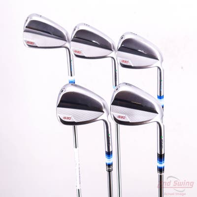 Ping i530 Iron Set 7-PW GW True Temper Elevate MPH 95 Steel Stiff Right Handed Green Dot +2"