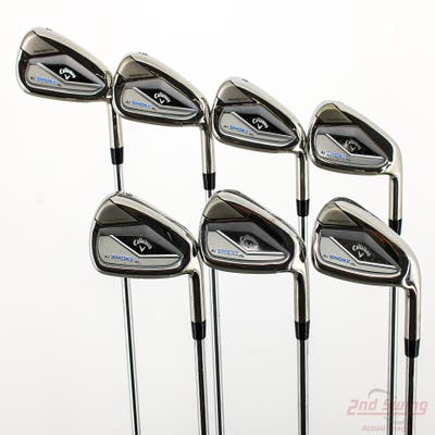 Mint Callaway Paradym Ai Smoke HL Iron Set 5-PW AW True Temper Elevate MPH 85 Steel Regular Right Handed +1/2"