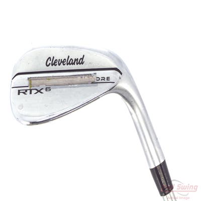 Cleveland RTX 6 ZipCore Tour Satin Wedge Pitching Wedge PW 48° 10 Deg Bounce Mid Stock Steel Shaft Steel Stiff Right Handed 35.25in