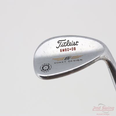 Titleist Vokey Spin Milled Wedge Lob LW 60° 8 Deg Bounce Titleist Vokey BV Steel Wedge Flex Right Handed 35.25in