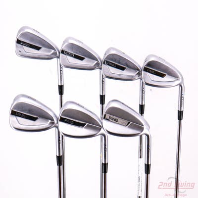 Ping G700 Iron Set 5-PW GW AWT 2.0 Steel Regular Right Handed Blue Dot +1/2"