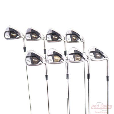 Callaway Rogue ST Max Iron Set 5-PW AW SW FST KBS Tour 120 Steel Stiff Right Handed STD