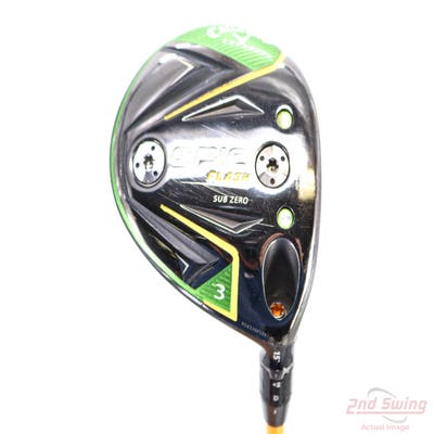 Callaway EPIC Flash Sub Zero Fairway Wood 3 Wood 3W 15° UST Mamiya Elements Wind 8 Graphite X-Stiff Right Handed 30.0in