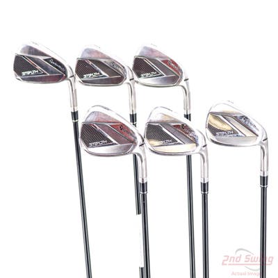 TaylorMade Stealth Iron Set 6-PW GW Fujikura Ventus Red 6 Graphite Regular Right Handed +1/4"