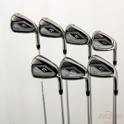 Mint Callaway Paradym Ai Smoke Max Fast Iron Set 6-PW AW GW Mitsubishi Eldio White 40 Graphite Ladies Right Handed 37.25in