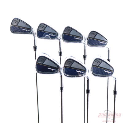 Mint Callaway Paradym Iron Set 4-PW True Temper Elevate MPH 95 Steel Stiff Right Handed +1/4"