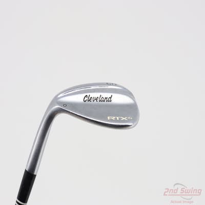 Cleveland RTX 4 Tour Satin Wedge Lob LW 60° 6 Deg Bounce Low Dynamic Gold Tour Issue S400 Steel Stiff Left Handed 35.5in