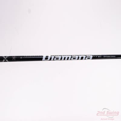 Used W/ TaylorMade RH Adapter Mitsubishi Rayon Diamana T+ 60g Driver Shaft Stiff 43.5in