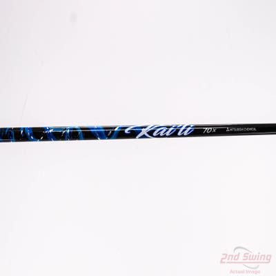 Used W/ TaylorMade RH Adapter Mitsubishi Rayon Kai'li Blue 70g Fairway Shaft X-Stiff 41.5in