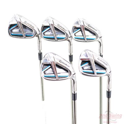 TaylorMade SIM MAX OS Iron Set 7-PW AW UST Mamiya Elements Chrome Graphite Senior Right Handed +1/4"