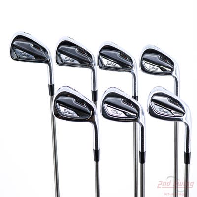 Titleist T100S Iron Set 5-PW AW Aerotech SteelFiber i95 Graphite Regular Right Handed +1"