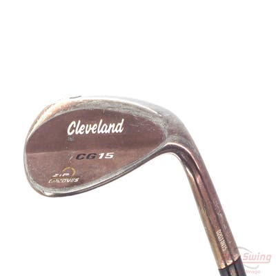 Cleveland CG15 Black Pearl Wedge Lob LW 60° 8 Deg Bounce Cleveland Traction Wedge Steel Wedge Flex Right Handed 35.5in